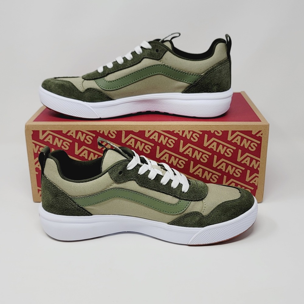 Vans Range EXP Sneakers Mens 8.0 Green Sport Block Elm Grape Leaf VN000CY1G9R
